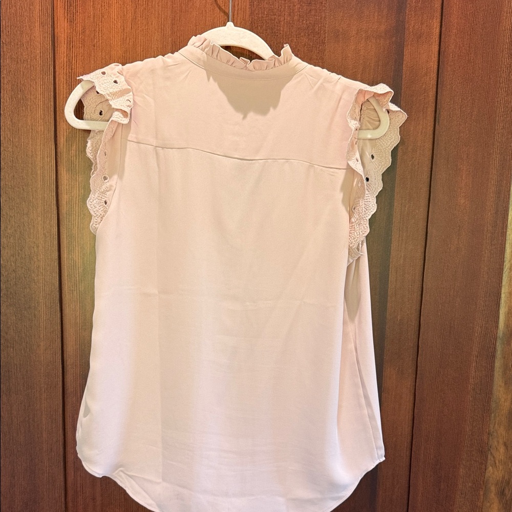 Dusty Rose Ann Taylor Blouse - Picture 5 of 5